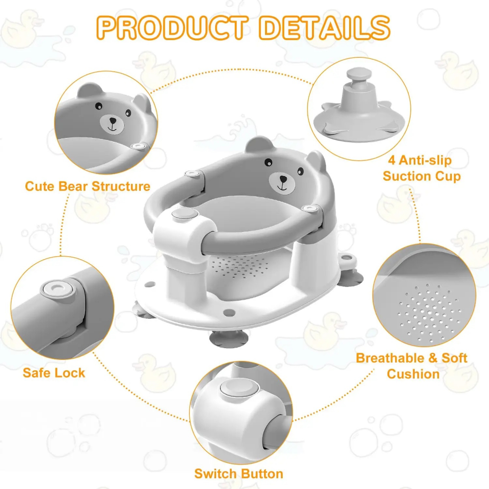 Little Mom Scaunel Baie Copii Ergonomic - imagine 2