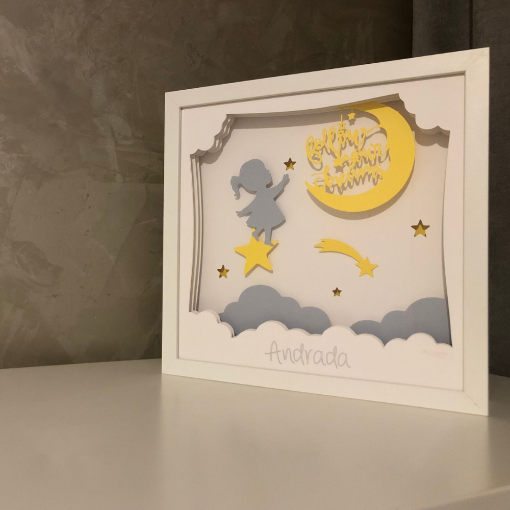 Tablou Luminos Fetita Noorhandmadeatelier - imagine 5