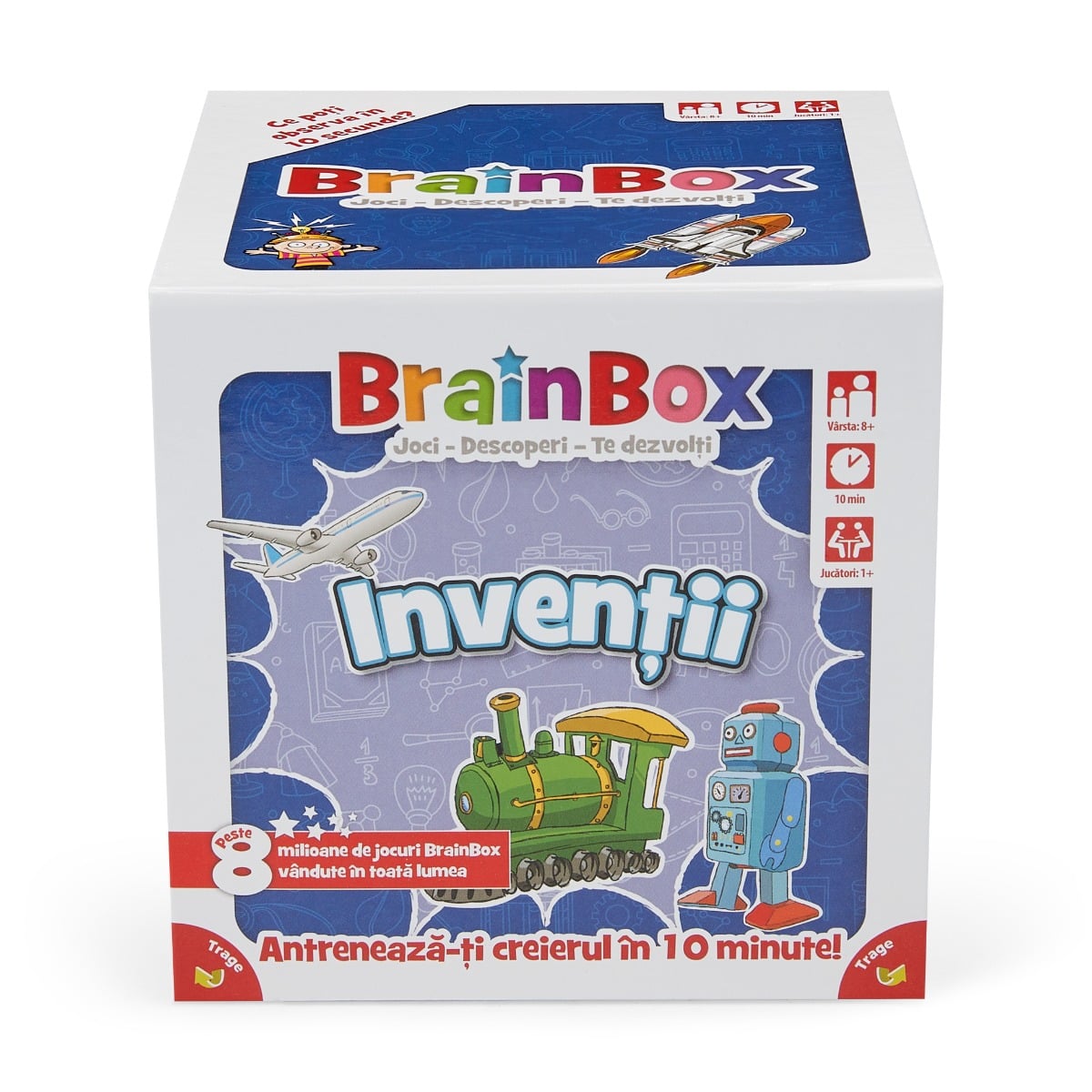 BrainBox Inventii: Joc educativ memorie 8+ ani