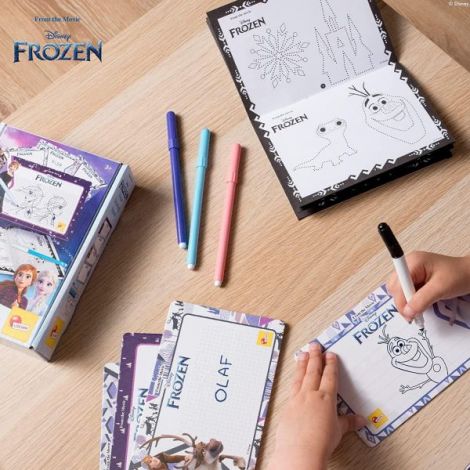 Set Desen Frozen Lisciani Portabil Creativ - imagine 2
