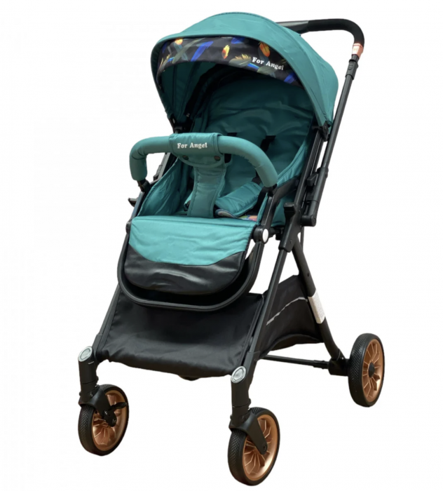 Carucior Sport Krista T700 Verde, Reversibil