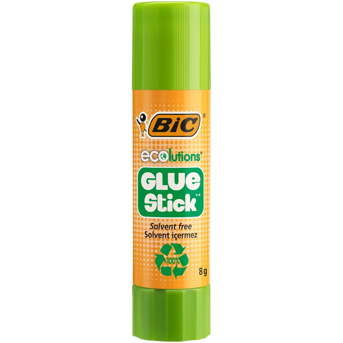 Lipici Solid Eco Bic 8g - Non-toxic & Lavabil