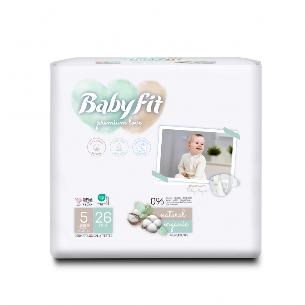 Baby Fit Eco Scutece Junior 5, Confort și Protecție