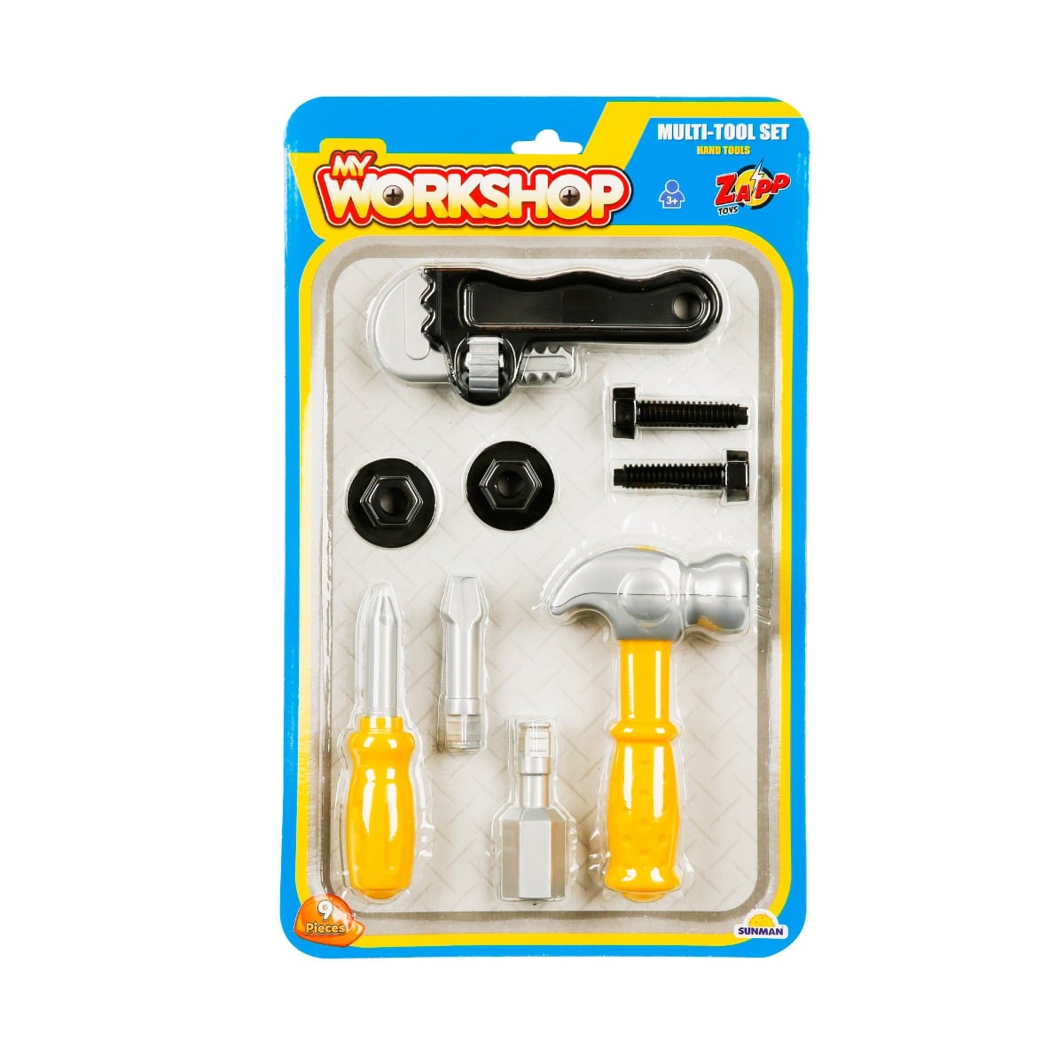 Set Unelte Constructie Zapp Toys, 9 Piese