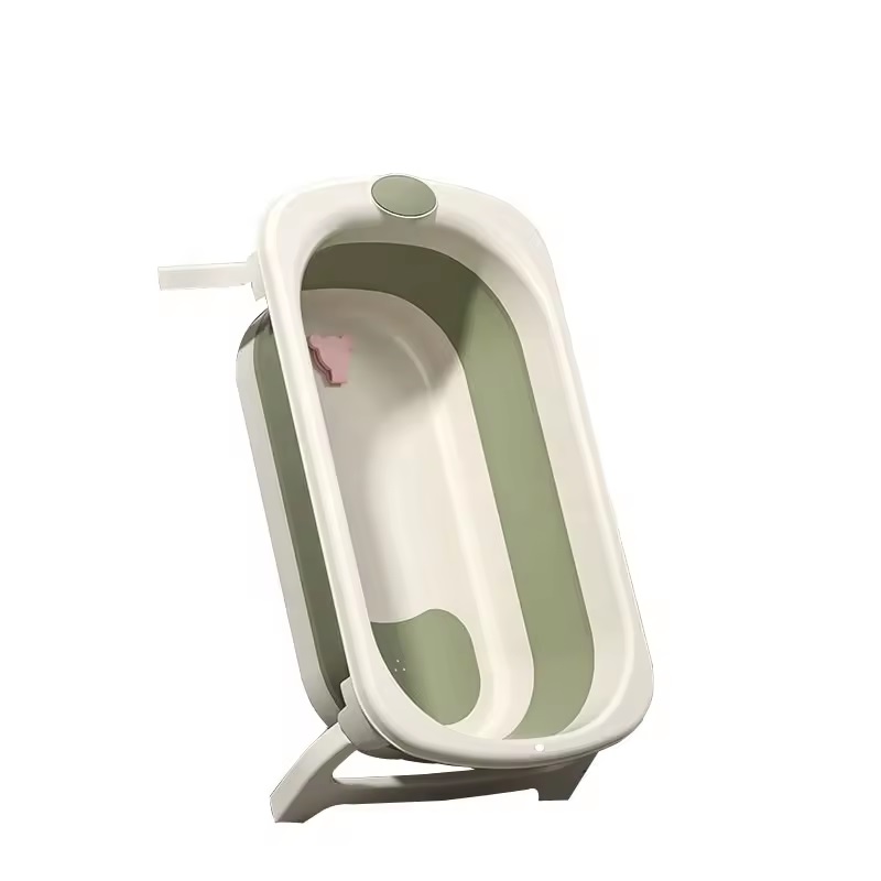 Cădiță Pliabilă Little Mom Green cu Senzor Temperatură - imagine 7
