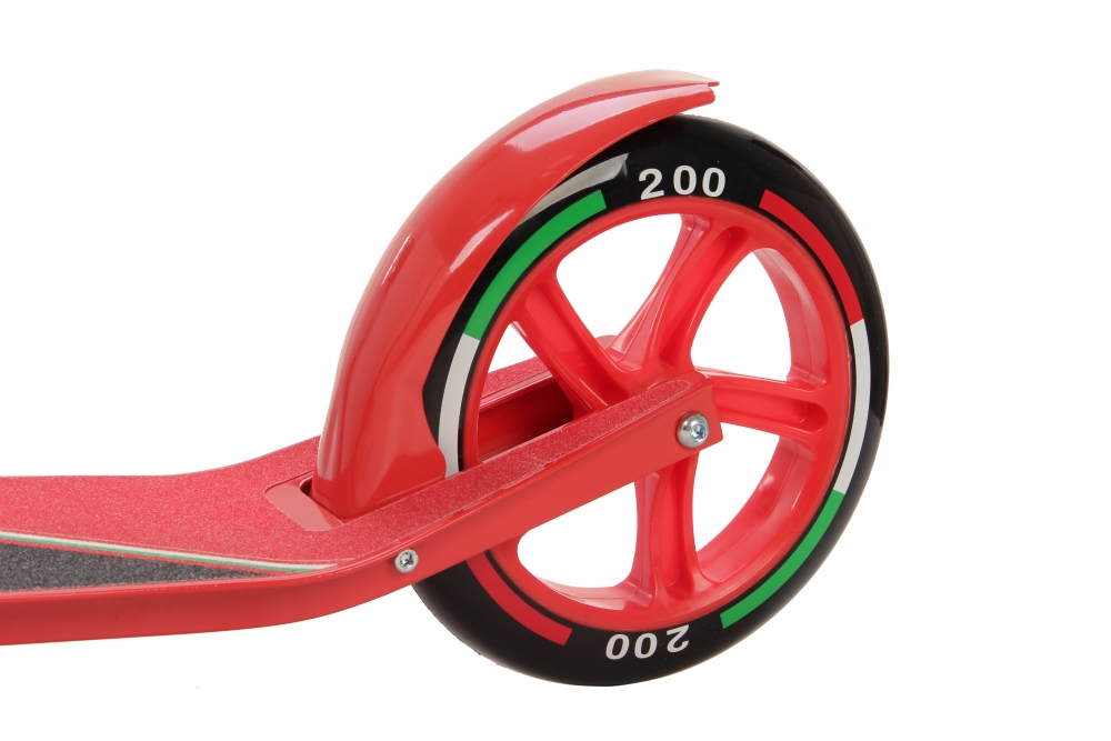 Trotineta Ferrari Junior Rosu, Pliabila, Mesuca - imagine 2