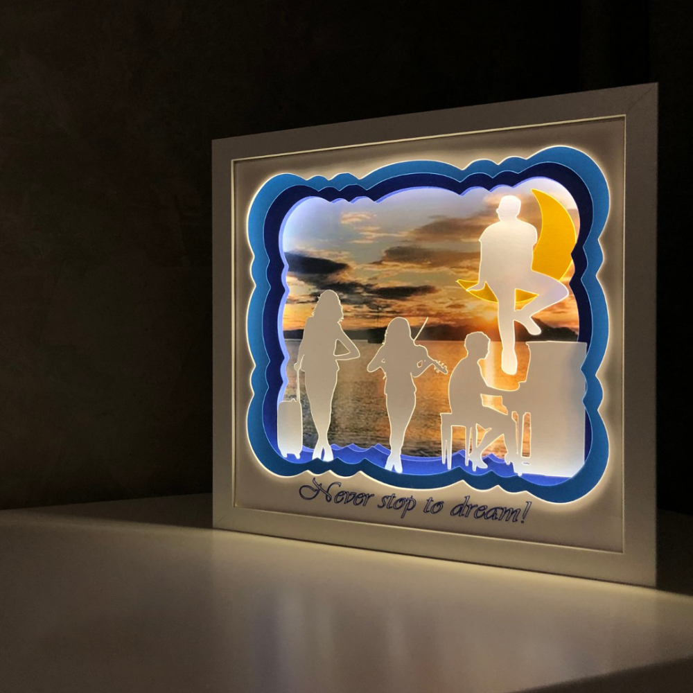 Tablou Luminos Părinți și Copii | Noorhandmadeatelier