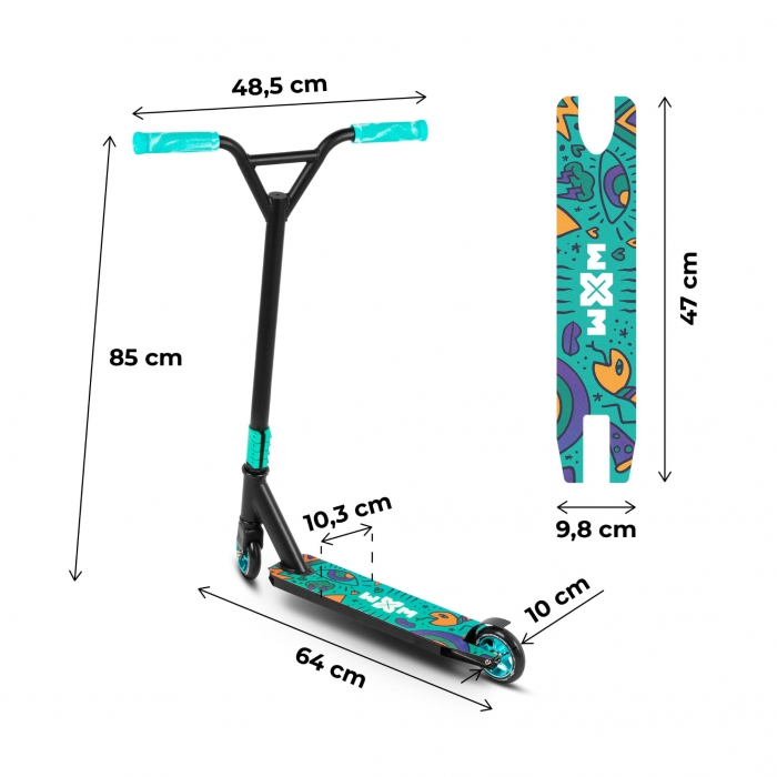 Trotineta Cascadorii WXM WRS-CY1, Aluminiu, 100kg - imagine 8