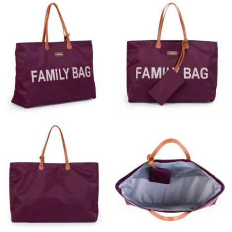 Geanta Childhome Family Bag Visiniu - Spațioasă și Practică - imagine 2