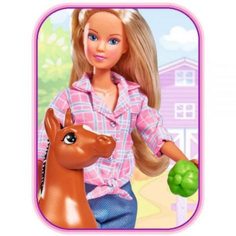 Papusa Simba Steffi cu Calut si Accesorii 29cm - imagine 2