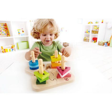 Hape Puzzle Creativ Lemn – Dezvoltă Imaginația - imagine 5