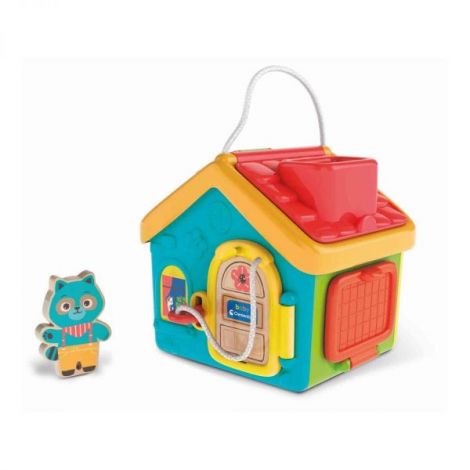 Clementoni Casuta Montessori Busy Board Educativ 18m+