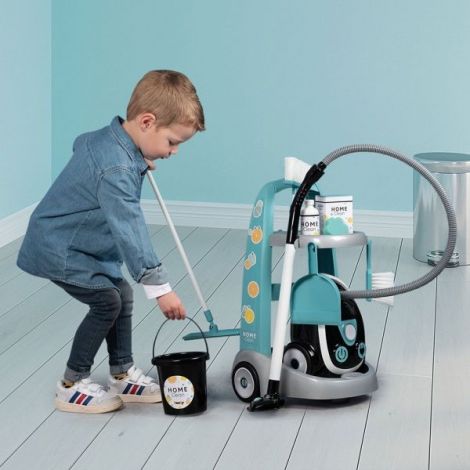 Smoby Set Curățenie cu Aspirator Electronic - imagine 5