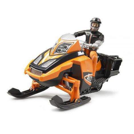 BRUDER Snowmobiliar cu Șofer - Jucărie Iarnă