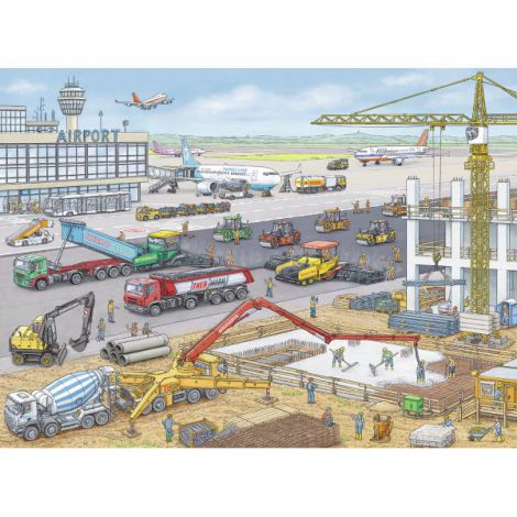 Puzzle Santier Aeroport, 100 Piese, Ravensburger - imagine 3