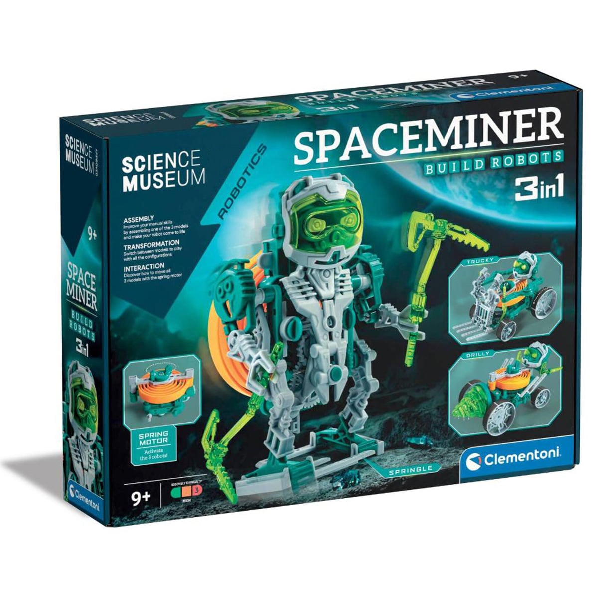 Kit Constructie 3 in 1 Clementoni Minerul Spatial