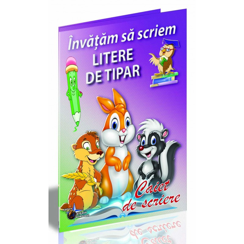 Caiet Scriere Litere de Tipar Colorart B5