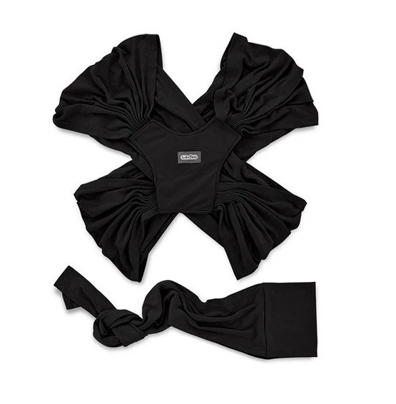BabyJem Wrap Elastic Negru | Purtare Confortabilă - imagine 4