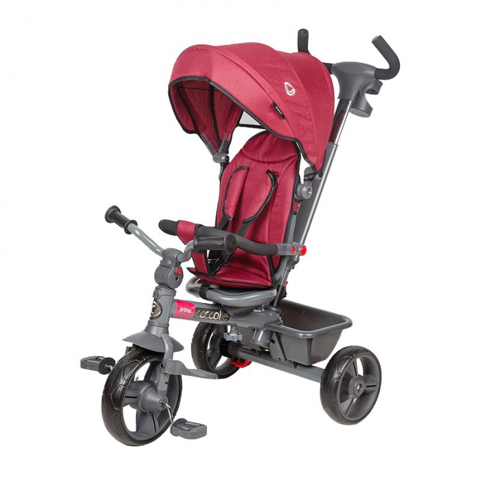 Tricicleta Coccolle Primo Magenta - 3 în 1, Evolutivă