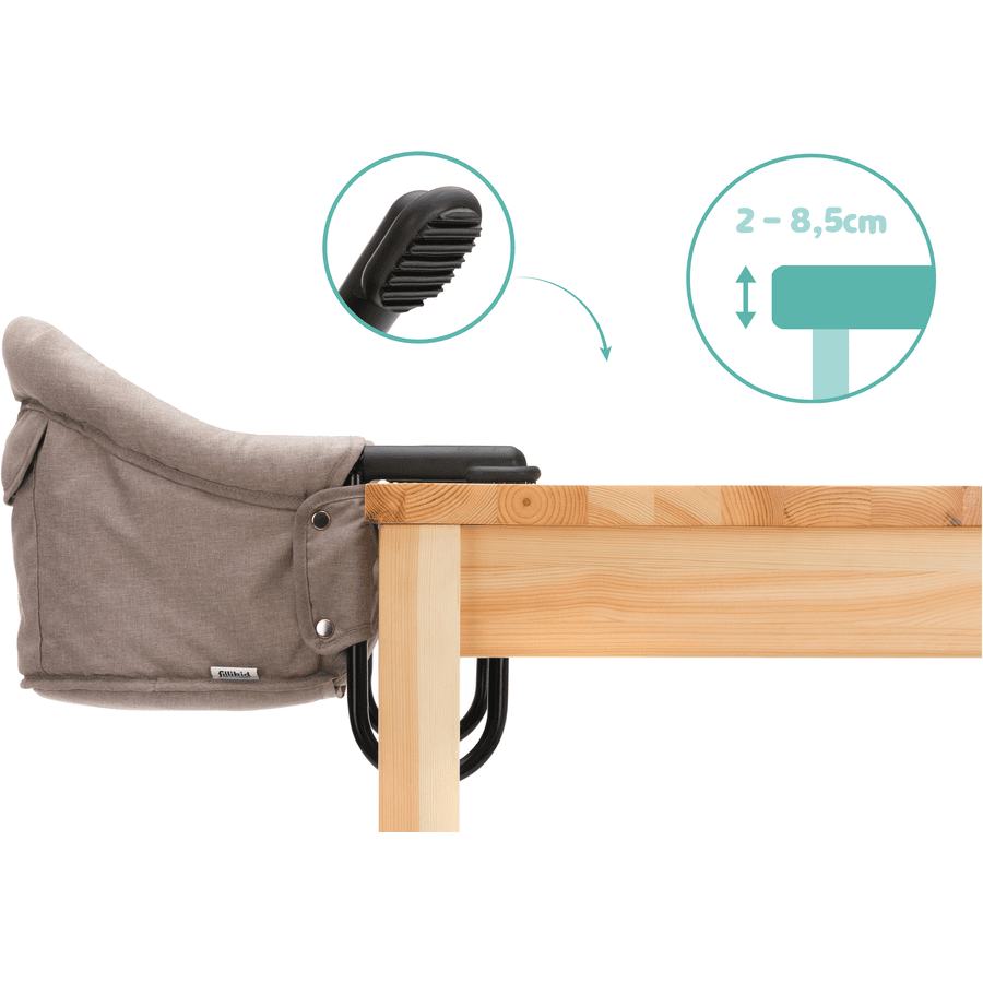 Scaunel masa Fillikid Flexi, Taupe Melange - imagine 4