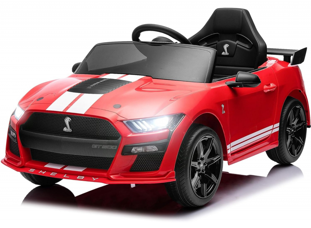 Mașinuță Ford Mustang GT500 Red 12V - imagine 6