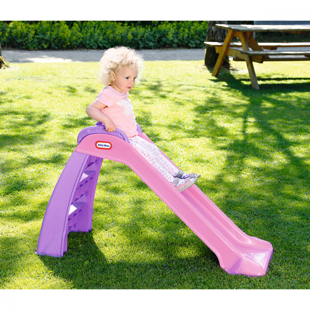 Tobogan Little Tikes Roz, Primul Tobogan Exterior - imagine 2