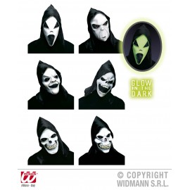 Masca Fantoma Fosforescentă Widmann | Halloween