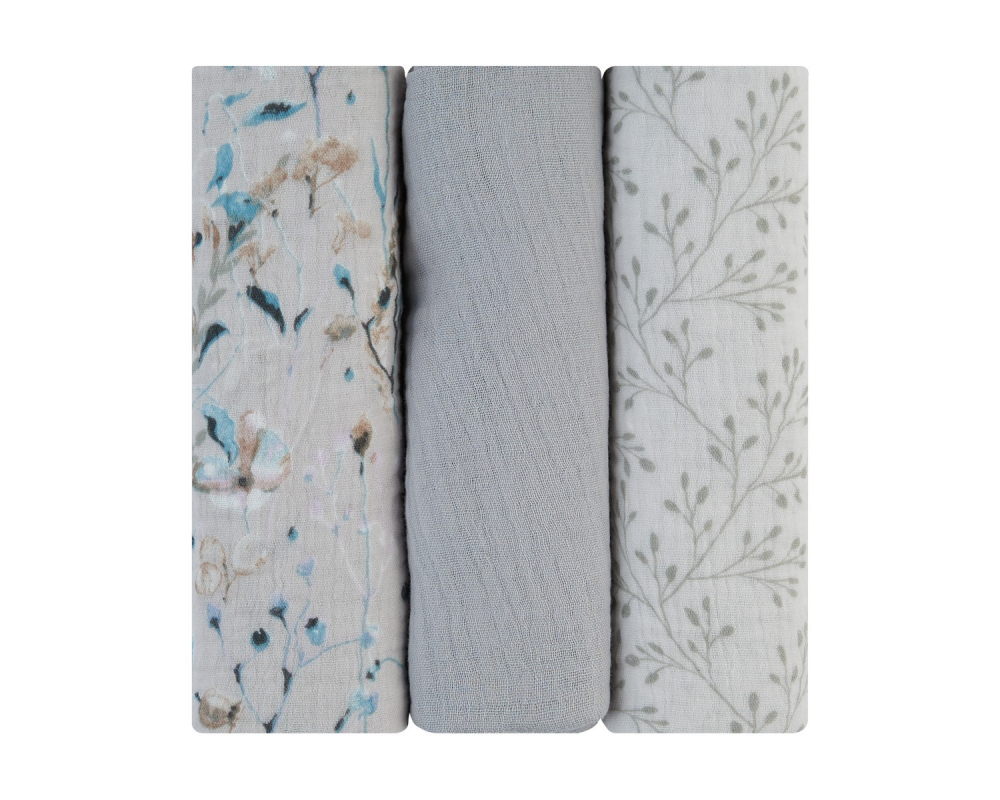 Set 3 Scutece Muselina KikkaBoo | Moale & Utilă