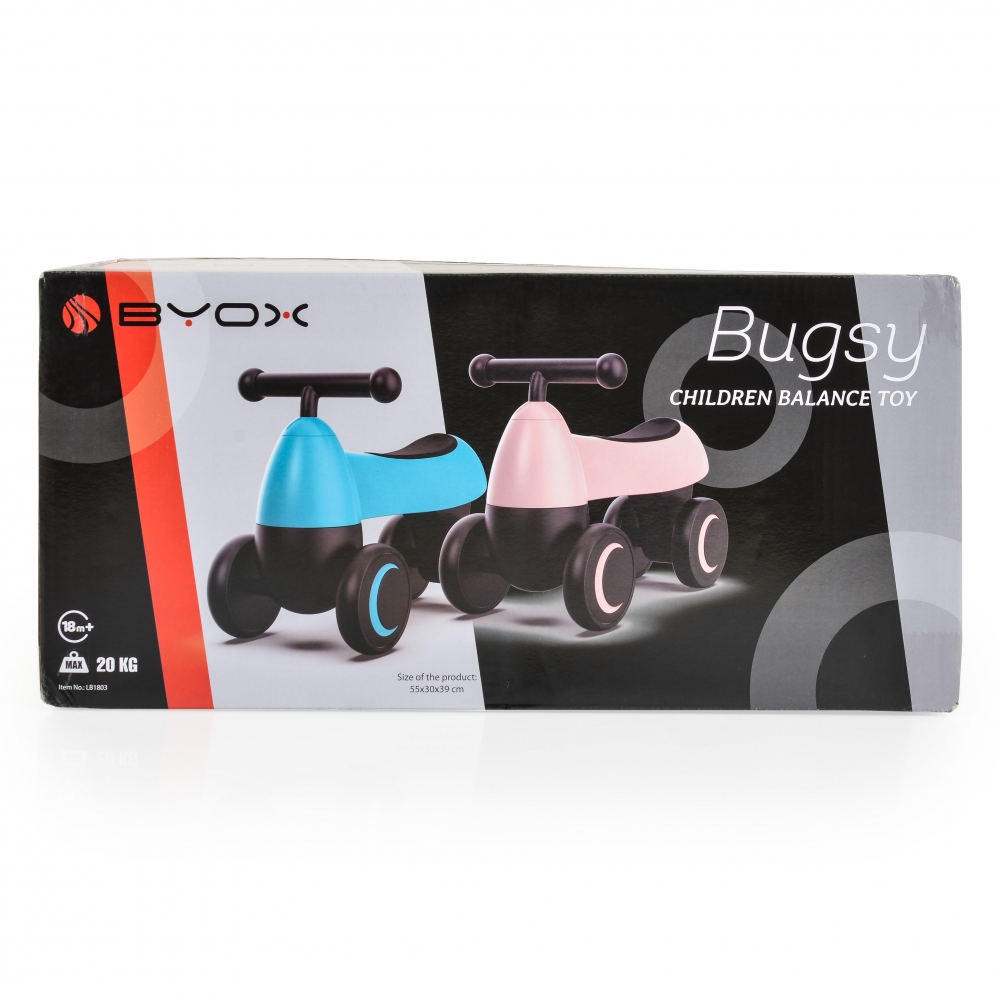 Byox Bugsy Albastru - Vehicul Ride-On fără pedale - imagine 5