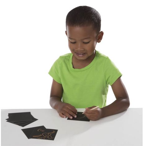 Mini Scratch Art Neon Melissa&Doug - Note Creat - imagine 2