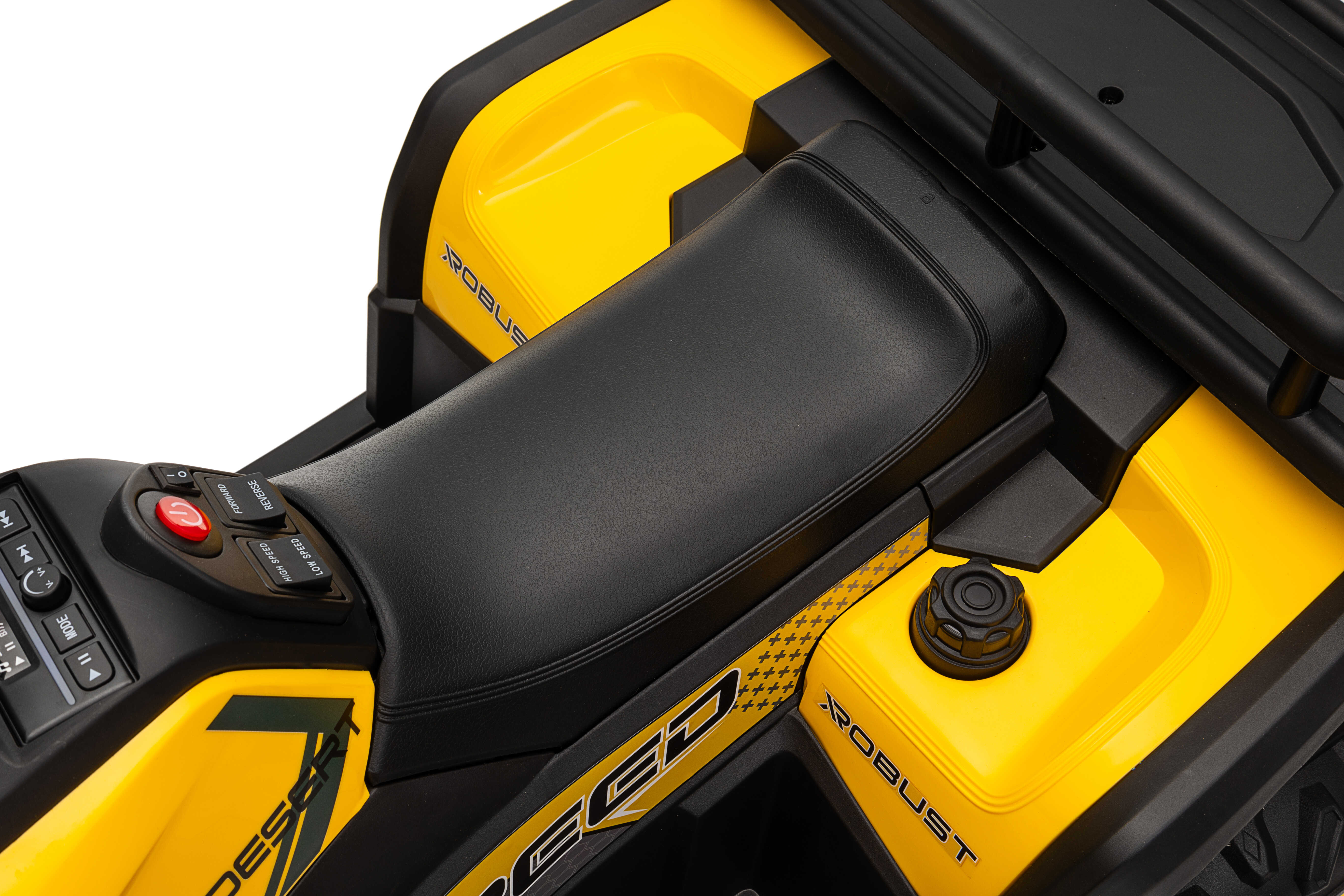ATV electric pentru copii Mini Desert 12V 4x4 Galben, telecomanda parentala, Bluetooth - Autokids.ro - imagine 8