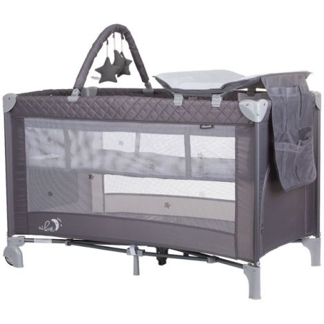 Patut Pliabil Chipolino Luna 2-in-1 cu Saltea