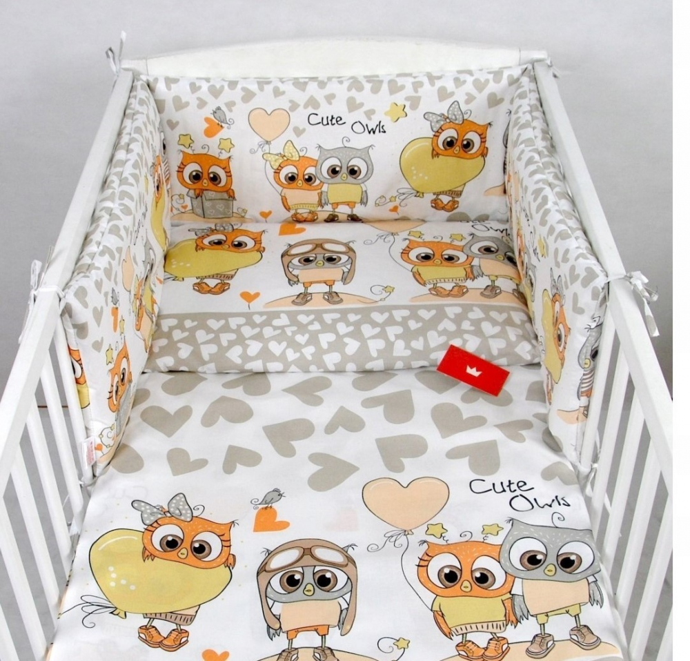 Lenjerie Patut 3 Piese Bufnite Arya Kids