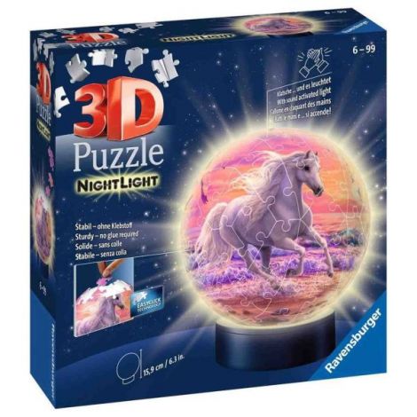 Puzzle 3D Luminos Cal Plaja Ravensburger 72P - imagine 2