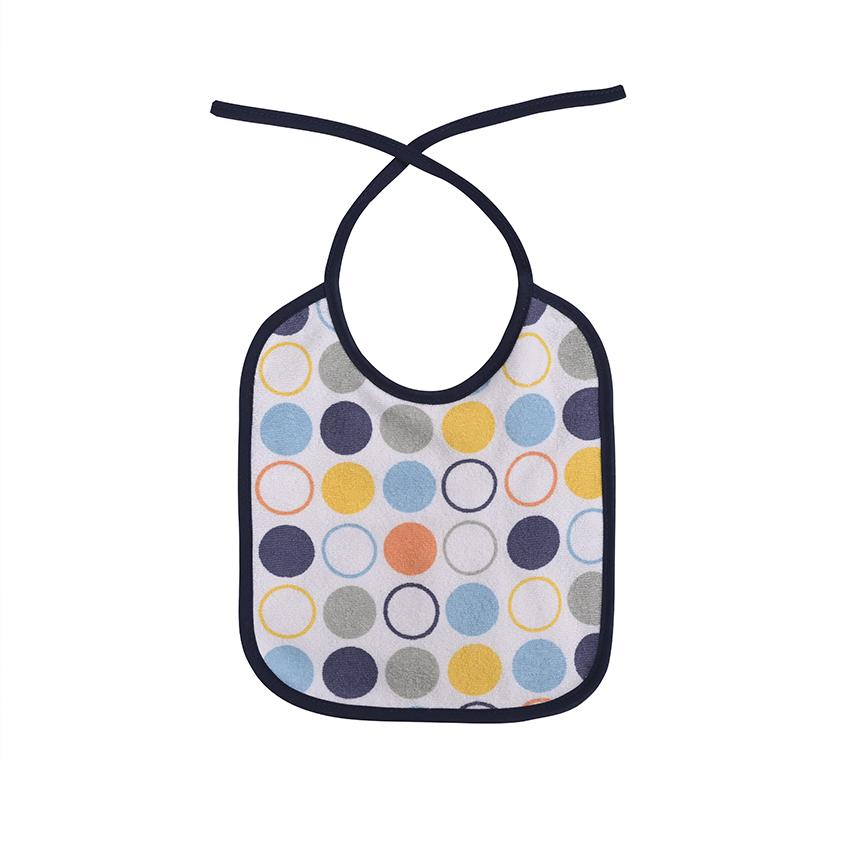 Set 7 bavete bumbac Lorelli cu snur, 23x20 cm - imagine 4