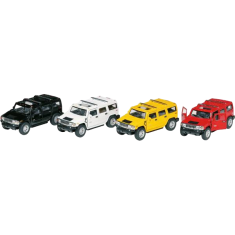 Mașinuță Hummer H2 SUV Goki Metal 1:40