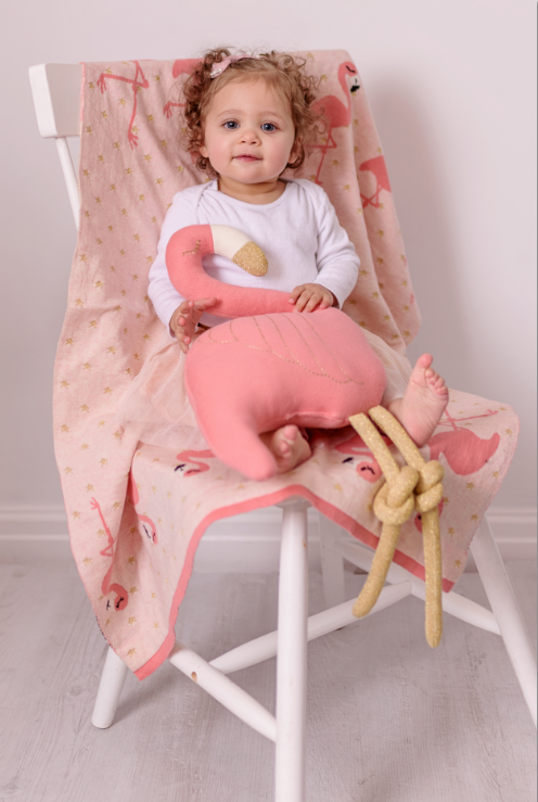 Perna Decor Flamingo Roz Auriu | Bizzi Growin - imagine 3