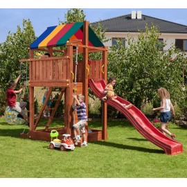 Complex Joacă Fungoo PARADISE cu Tobogan 3m - imagine 2