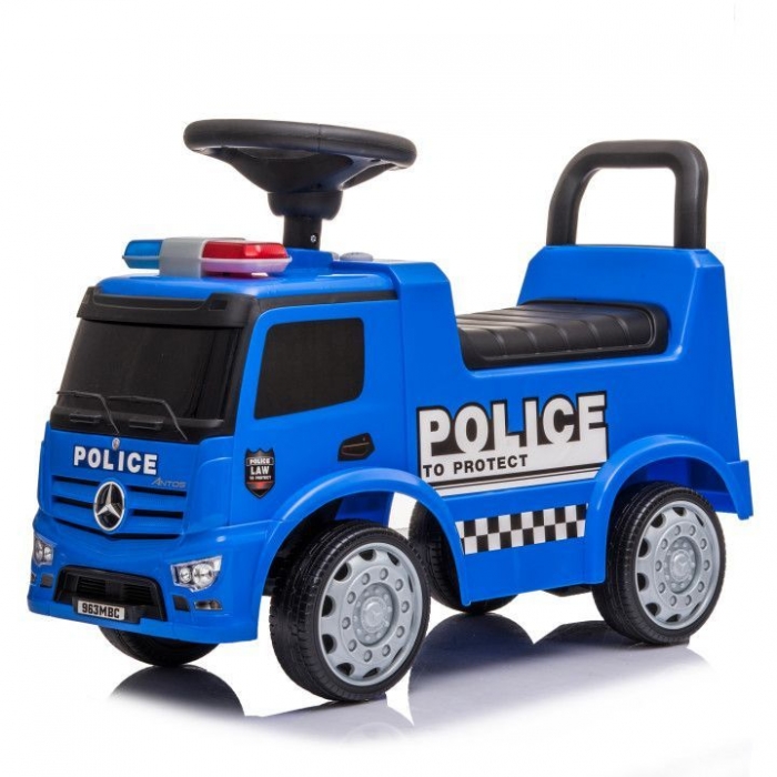 Masinuta Pedale Ecotoys Mercedes Politie Albastru - imagine 9