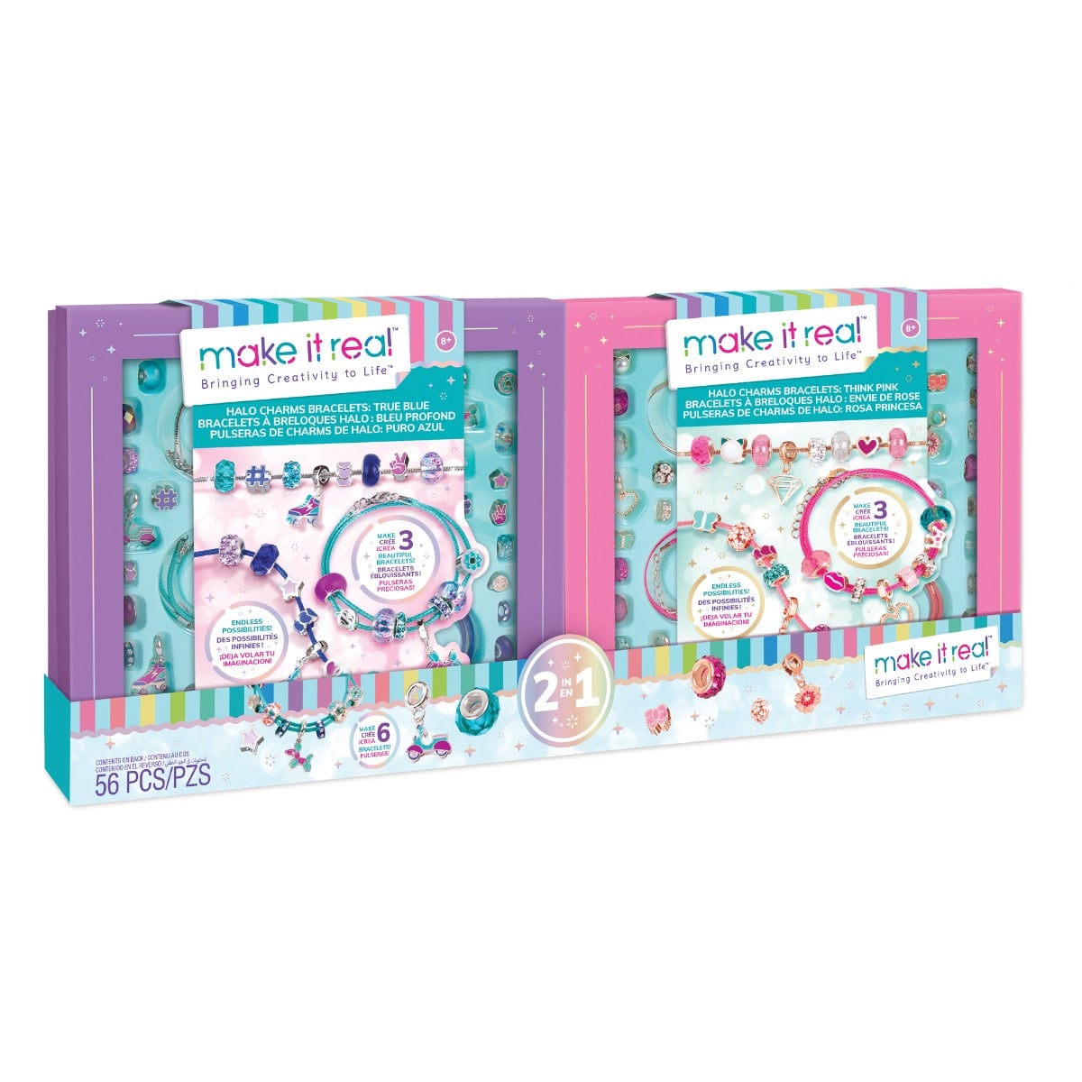 Set 2 in 1 Bratari Make It Real, 56 Piese