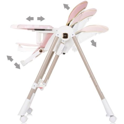 Scaun de masă Chipolino 2in1 flamingo - imagine 6
