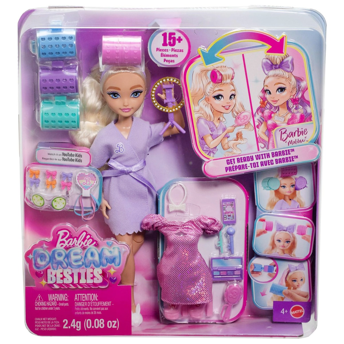 Set Barbie Malibu Get Ready with Me - JGG38
