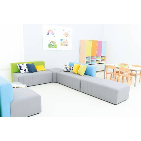 Canapea Puf Gri Moje Bambino Ignifugă Grădiniță - imagine 4