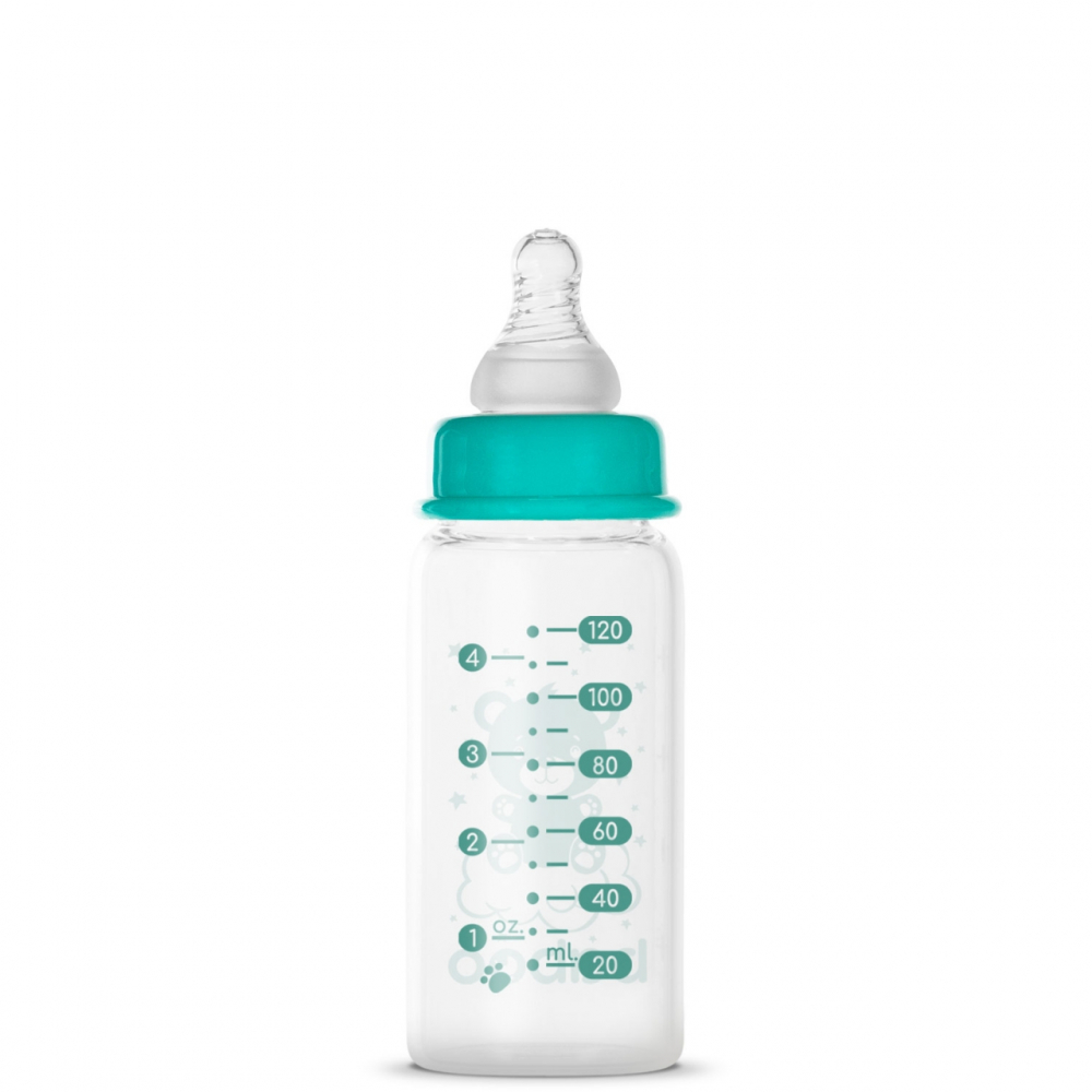 Biberon Baboo Anti-Colic Sticlă 120ml - imagine 2