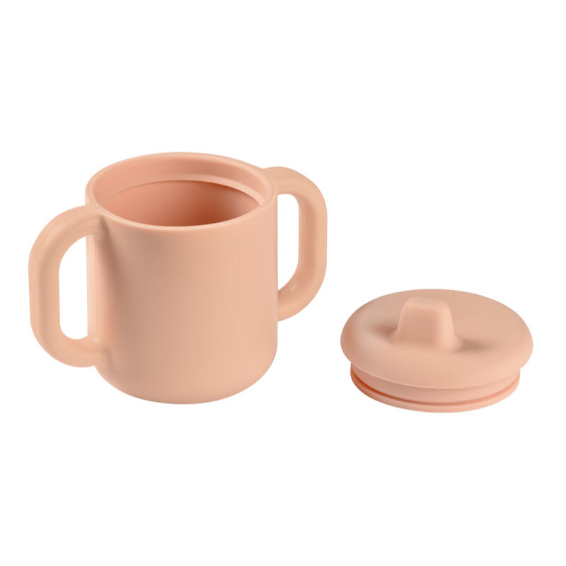 Cană antrenament silicon Beaba Pink - imagine 2