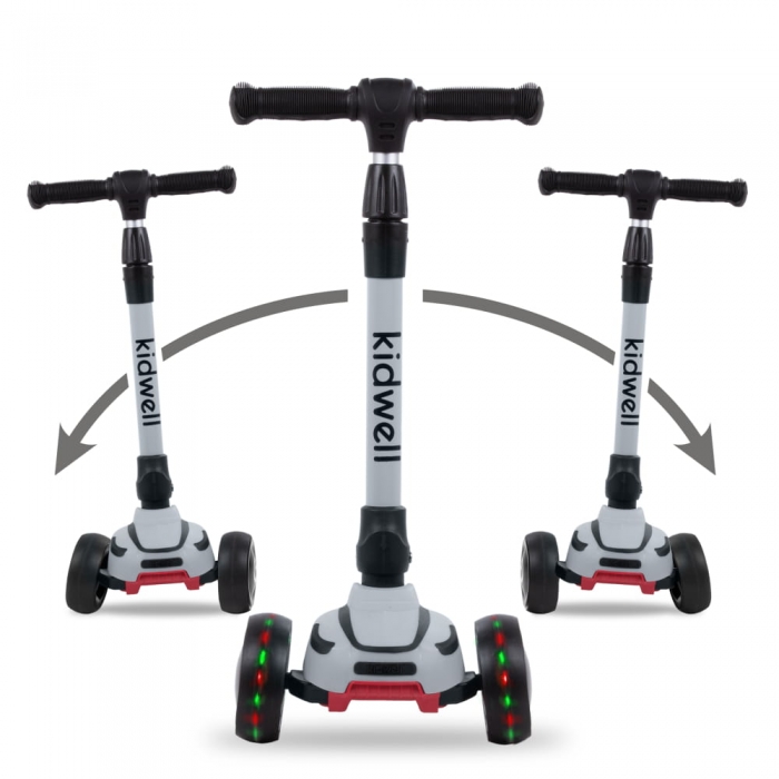 Trotineta Kidwell Jax 3 Roti LED, Pliabila - imagine 7