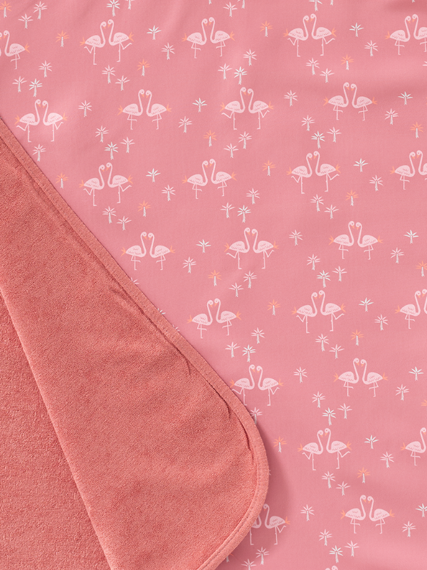 Poncho Plajă Flamingo Fresk cu Protecție Solară - imagine 3
