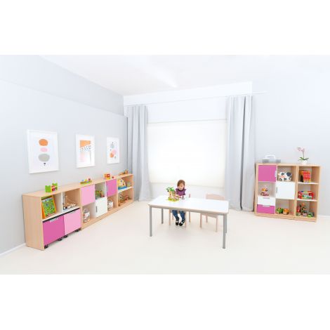 Set Gradiniță Quadro 87 Moje Bambino | Artar-Alb - imagine 6