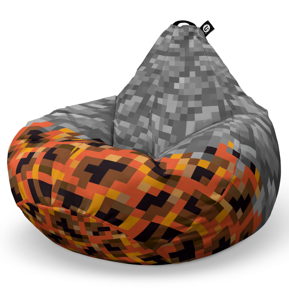 Fotoliu Puf Minecraft Piatra Magma - Updeco - imagine 6