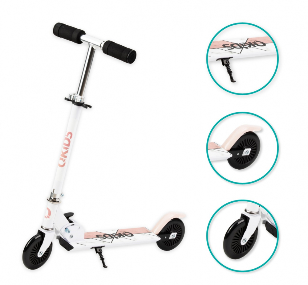 Trotineta QKIDS FLO Pink - Siguranta si Calitate - imagine 2